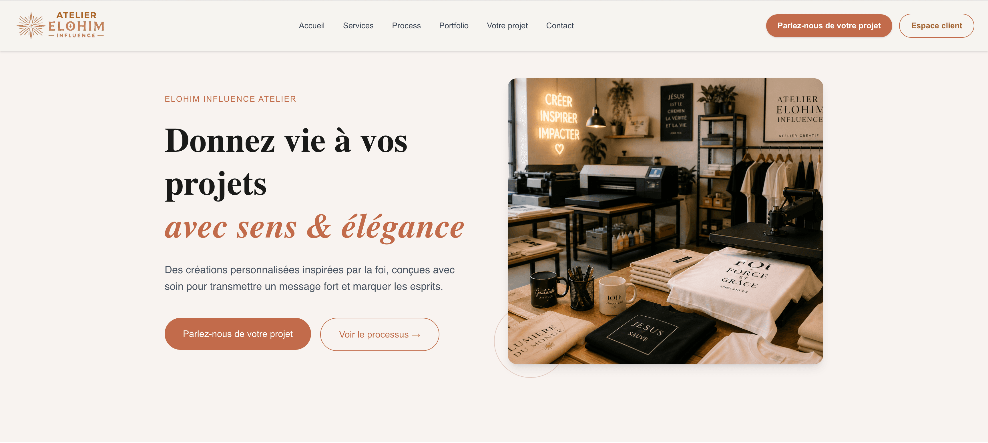 Atelier - Elohim Influence
